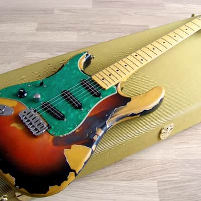 PRE-ORDER: TPP Joe Perry "StratoTele" Custom Greenie Aerosmith Tribute Relic Stratocaster Telecaster image 5