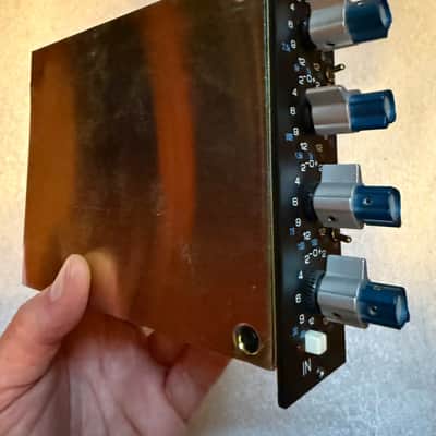 API 550B 500 Series 4-Band Equalizer Modules.  Matched Pair. 1990 - Present - Black image 4