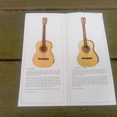 Vintage 1970 Gibson Classic Models (Classical Guitar) Pamphlet Catalog! Original Case Candy, Paperwork! image 4