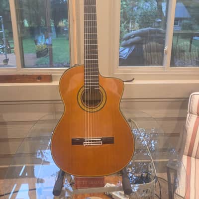 Takamine TH5C Hirade Series Classical Nylon String Concert Cutaway Acoustic/Electric Guitar 2010s - Natural Gloss image 1