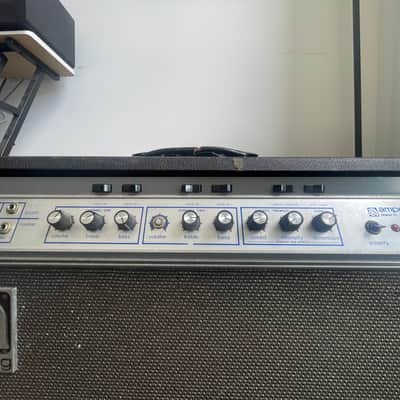 1970’s Ampeg GV-22 Gemini 22 2-Channel 40-Watt 2x12" Guitar Combo 1969 - 1972 - Black image 2