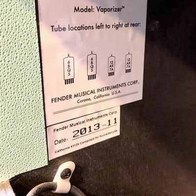 Fender Vaporizer 2013 Surf Green Pawn Shop image 8