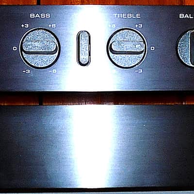 Audiolab 8000C Pre-Amplifier & 8000P Power Amp 1990s - Black image 1