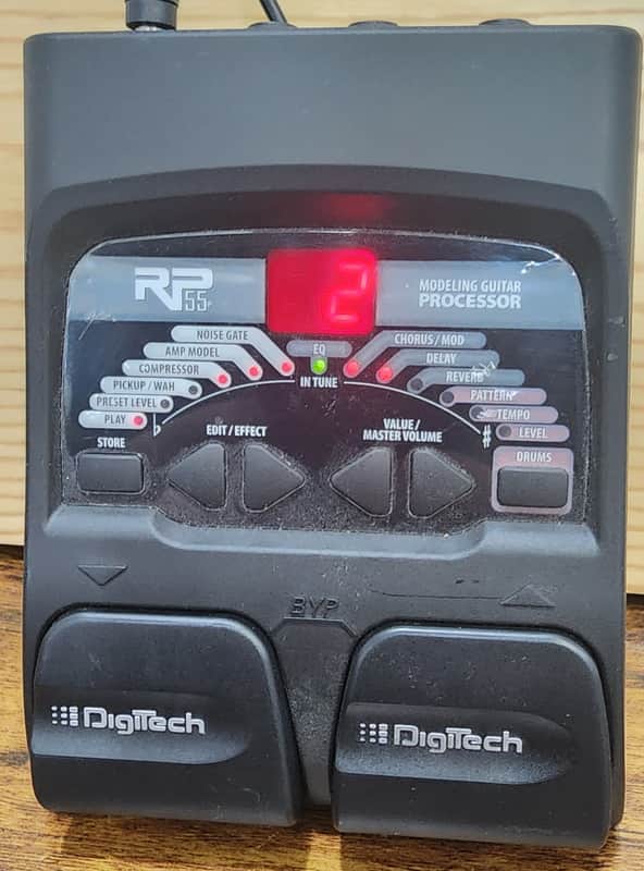 DigiTech RP55 Guitar Multi-Effect Processor 2010s - Black image 1