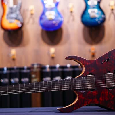 Mayones Hydra Elite PRO 6 Trans Dirty Red Satine image 2