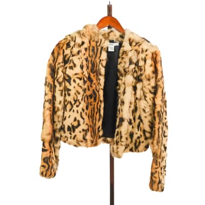 Cadie Leopard Rabbit Fur Jacket Owned by Sheila E. image 1