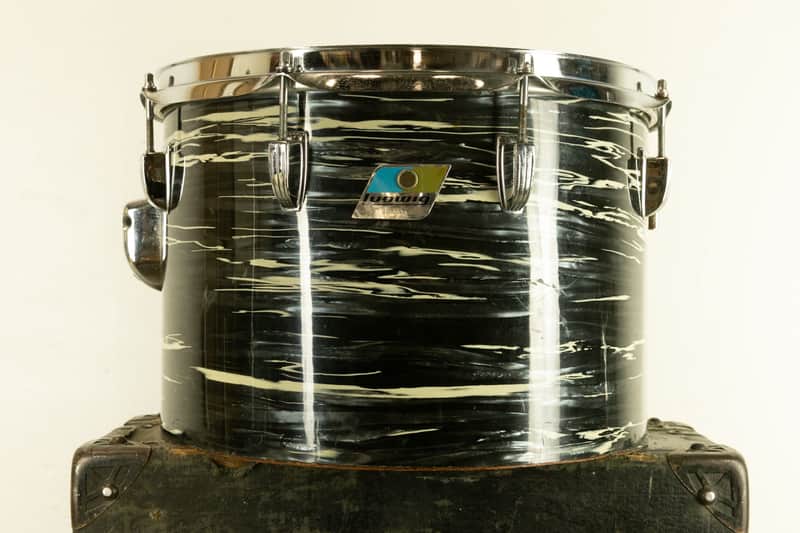 1970s Ludwig 10x15 Oyster Black Pearl Tom image 1