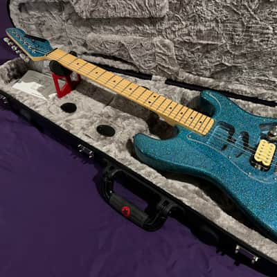 GD Guitars 2026 Super S – Aqua Teal Metallic Sparkle | GD Pickups Gamsbucker Equipped | Stainless Steel Frets | Hardshell Case | Single Humbucker image 11