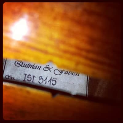 Quinlan & Fabish Monteleon Violin Antique Style Made in Chicago image 10