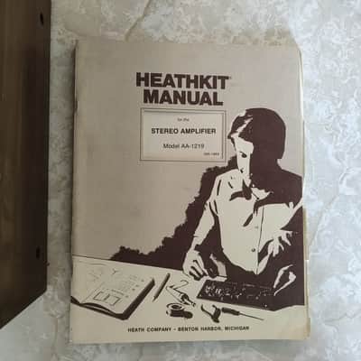 Heathkit AA-1219 amplifier, AJ-1219 Tuner 1977-1981 - Silver and walnut image 10