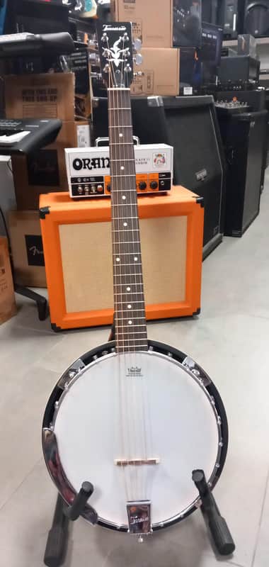 GEWA Tennessee Banjo 6 Corde con Custodia image 1