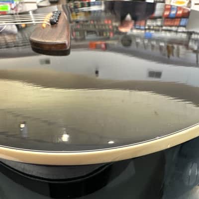 Washburn USA NV100 Custom Shop Acoustic Electric Thin Body - Black image 14