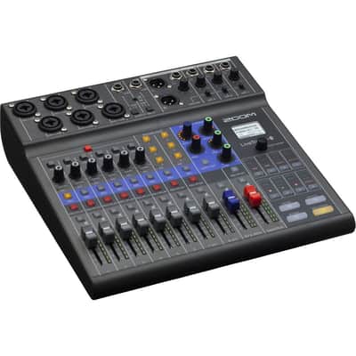 Zoom LiveTrak L-8 Portable 8-Channel Digital Mixer and Multitrack Recorder image 3