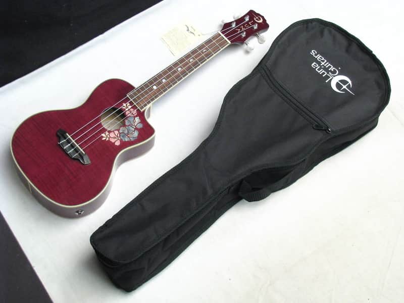 Luna Flora Concert Ukulele image 1