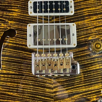 PRS 40th Anniversary Special Semi-hollow 22 Limited Edition Electric Guitar - Yellow Tiger image 7