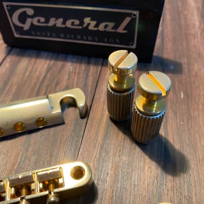Faber  Bulk set Faber hardware for Les paul Nashville to True historic correct hardware Aged Gold co image 6
