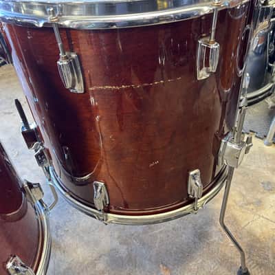 Tama 80’s Superstar Mahogany 24-14-16-18 Drum Set image 8