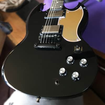 WD Music Epiphone G400 G-400 SG Pickguard Half Face Gold Mirror Made in USA 2018 Gold Mirror image 3