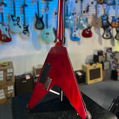Epiphone Flying V Prophecy Electric Guitar - Aged Bengal Tiger Burst Auth Deal Free Ship! 319 FREE PLEK! image 9