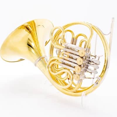 Yamaha YHR-871DU - F/Bb Double French Horn - Yellow Brass - Detachable Bell - Unlacquered Finish image 5