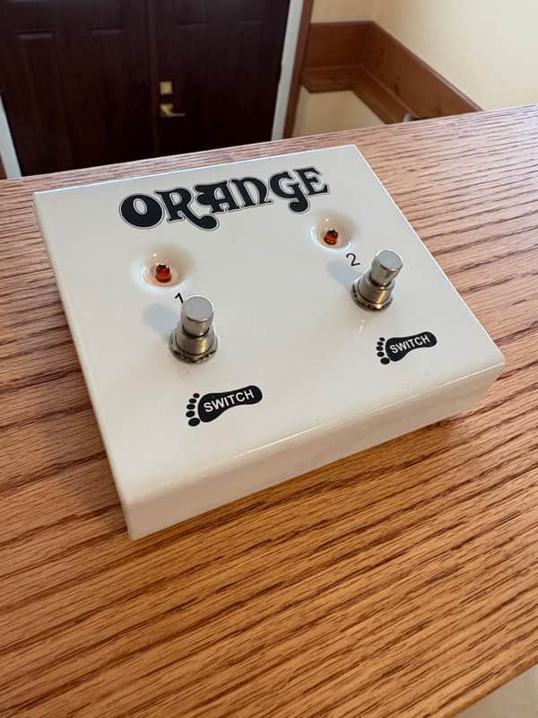 Orange FS-2 2-Button Footswitch 2010s - White image 1