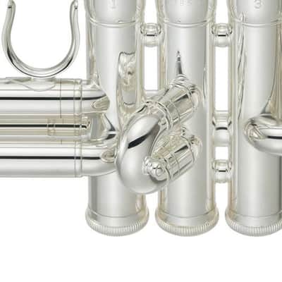 Yamaha YTR-4335GSII Intermediate Bb Trumpet - Silver Plated & Gold Brass Bell image 7