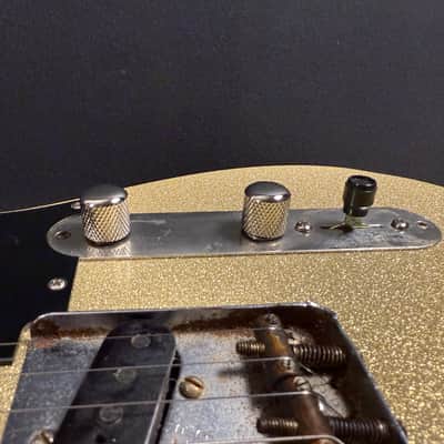 Hot Rod 6 Strings Telecaster 2020s - Relic Gold Glitter image 11