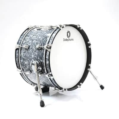Dolby 16” x 10” Electronic Kick Drum Black Abalone Bass for Roland Alesis HX image 1
