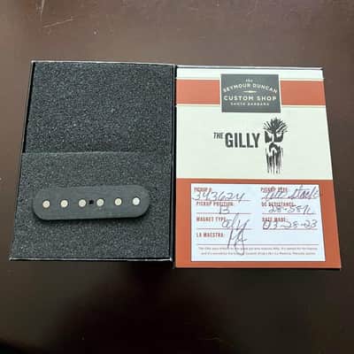 Seymour Duncan Billy Gibbons Gilly Tele Bridge Pickup Black image 1