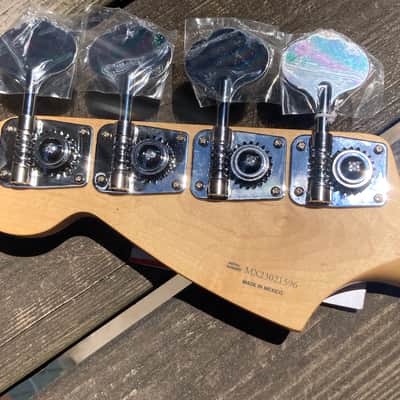 Fender Player Mustang PJ Bass Guitar Neck & Tuners 2023 - Pao Ferro image 4
