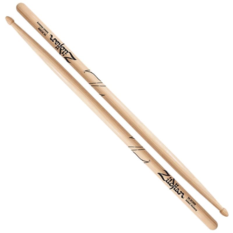 Zildjian Z5AAC Hickory Series 5A Wood Acorn Tip Drum Sticks image 1