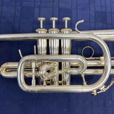 Used Andreas Eastman Silver Bb Cornet with Gard Gig Bag Just Serviced image 4