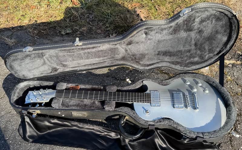 2003 Gibson Les Paul Studio Platinum W/HSC Silver image 1