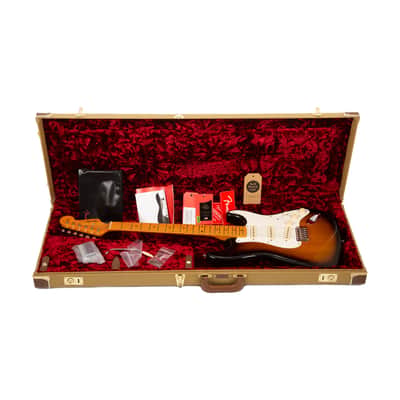 2023 Fender American Vintage II 57 Stratocaster 2-Tone Sunburst, V220XXXX image 10