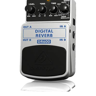 Behringer DR600 Digital Reverb Digital Stereo Reverb Effects Pedal,guitar effects pedals image 1