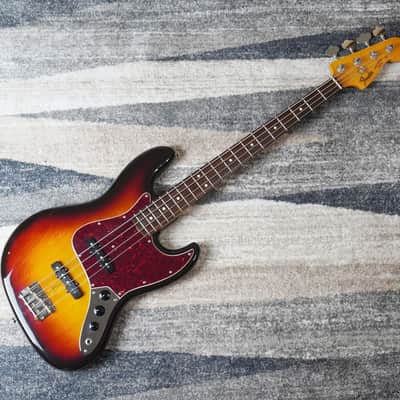 1982 Fender Japan JV Jazz Bass ’62 Vintage Reissue JB62-75 Sunburst MIJ Fujigen image 2