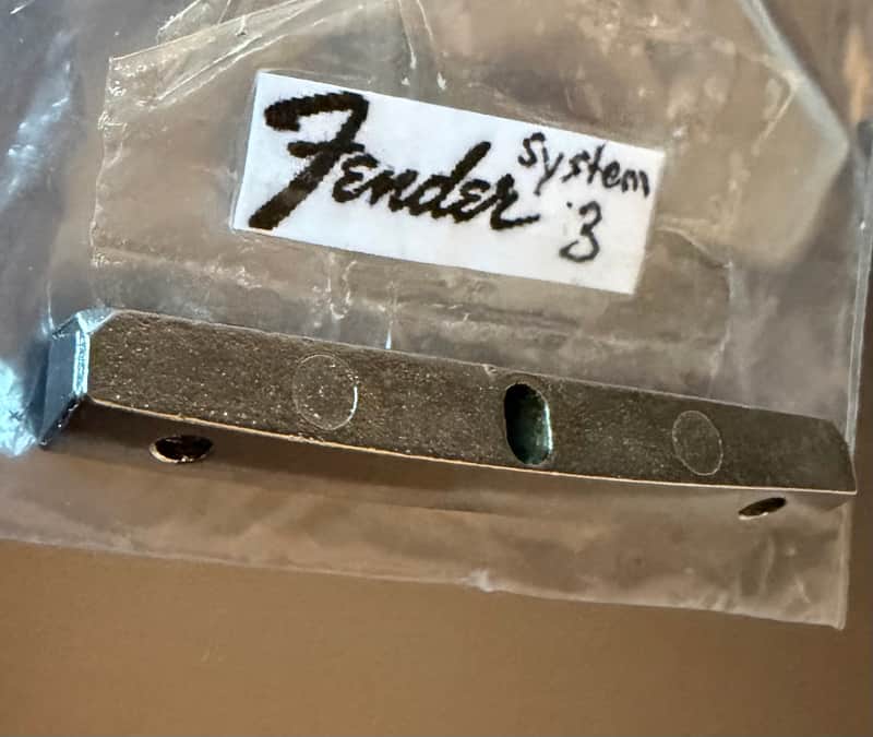 Fender Contemporary System 3 nut part 1984-1987 - Chrome imagen 1