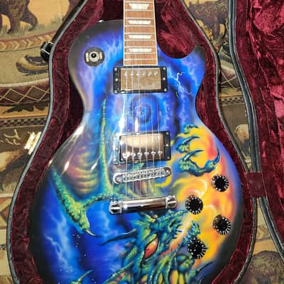 Gibson Custom Shop Hand Painted LP one of a kind crafted image 13