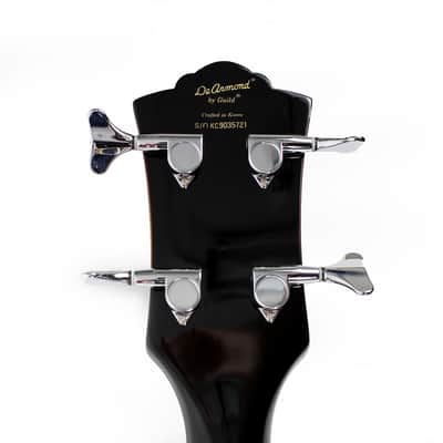 Used DeArmond By Guild Starfire Semi-Hollow Body Bass in Sunburst image 6