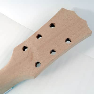Select Stock Flame Top Mahogany Body + Trap Inlay Mahogany Neck RAW DIY Custom Ready BLEM image 21