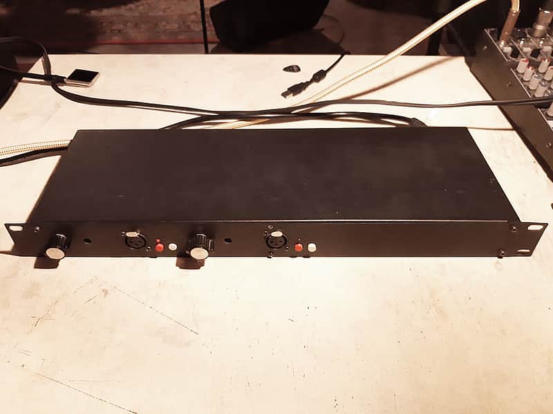 2-Channel Microphone Preamp 1U Rack | INA217 | Phantom 48V | Toroidal PSU image 1