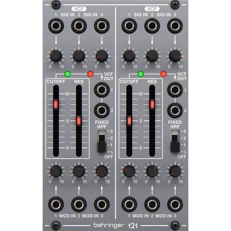Behringer 121 Dual VCF Eurorack Synthesizer Module image 1