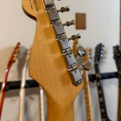 1996 Fender Pre- Jimmie Vaughan Tex-Mex Signature Stratocaster - 2-Color Sunburst image 5