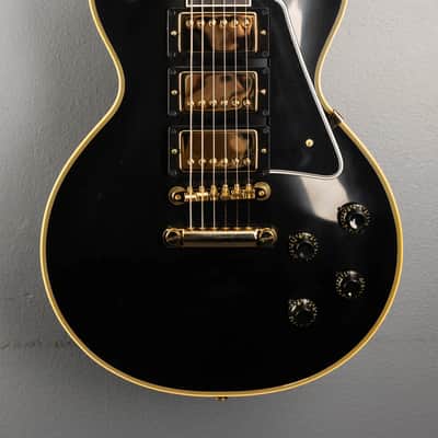 Gibson Custom Shop Historic 3-Pickup '57 Les Paul Custom Black Beauty Reissue 2025 - Ebony VOS - Light! image 5