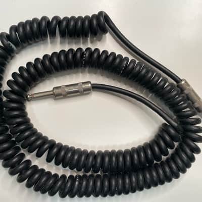 Vintage Belden & Switchcraft Coiled Guitar Cables Pair – 1/4" Instrument Cables 6' image 1
