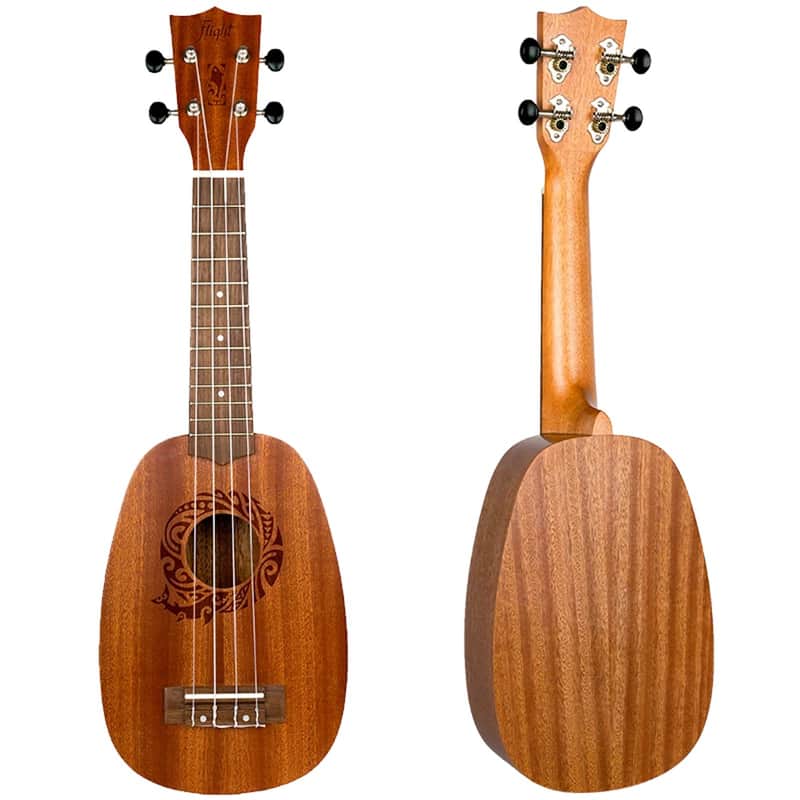 Flight NUP310 African Okoume Neck 4-String Pineapple Soprano Ukulele w/Padded Gig Bag image 1