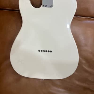 Fender Classic Series '60s Telecaster with Rosewood Fretboard 2015 - Olympic White with custom pick guard image 4