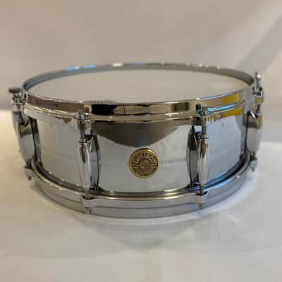Like New! Gretsch G4160 USA Custom Chrome Over Brass 5x14" 8-Lug Snare Drum image 2