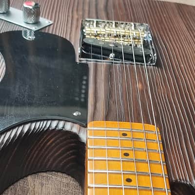MyDream Partcaster Custom Built -Torch-burned Snake Head 1949 Proto image 6