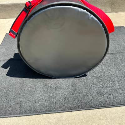 Beato Pro 1 - 6.5x14” snare drum bag - Red webbing 2025 - Black with Red handles image 3